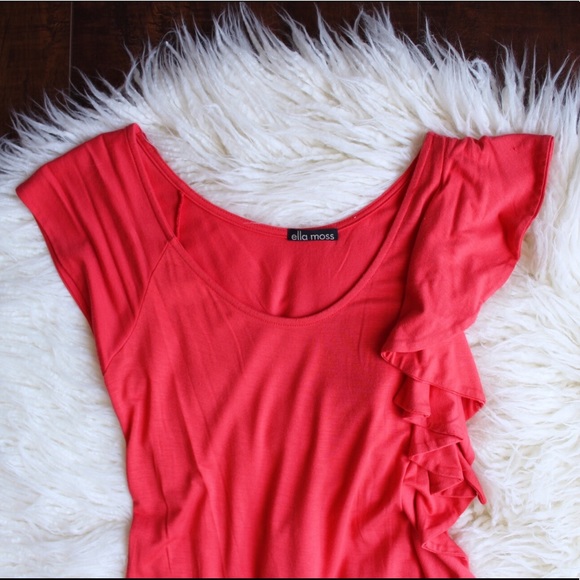 Ella Moss Side Ruffle Dress - Picture 2 of 7